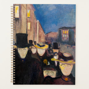 Agenda Edvard Munch - Noite em Karl Johan Street