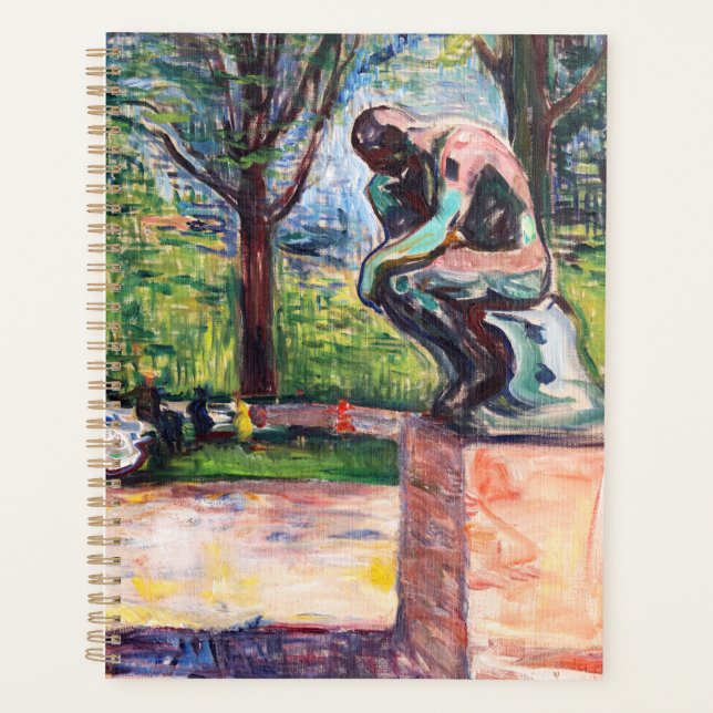 Agenda Edvard Munch - O Pensador de Rodin (Frente)