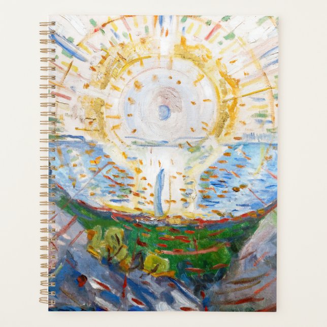 Agenda Edvard Munch - O Sol 1912 (Frente)