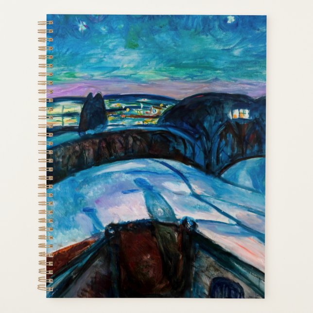 Agenda Edvard Munch - Starry Night 1922 (Frente)