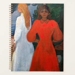 Agenda Edvard Munch - Vermelho e Branco
