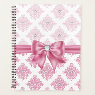Agenda Eelegante Glam - Arco Diamantes Rosa Damasco