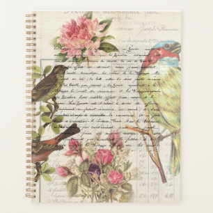 Agenda Eficácia Botânica da Desnutação de Aves da Vintage