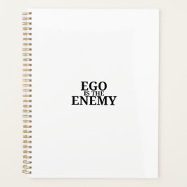 Agenda Ego Is The Enemy 2026 Minimalist Daily Planner
