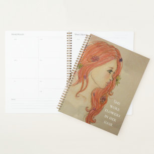 Agenda Ela Usava Flores No Cabelo