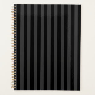 Agenda Elagnat Black & Enfumaçado Vertical Strips