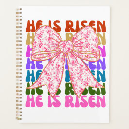 Agenda Ele É Risen Páscoa Floral Arco