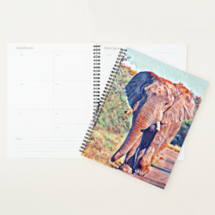 Agenda elefante aquarell