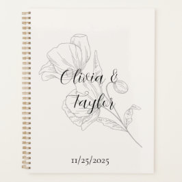 Agenda Elegância Bege Casamento
