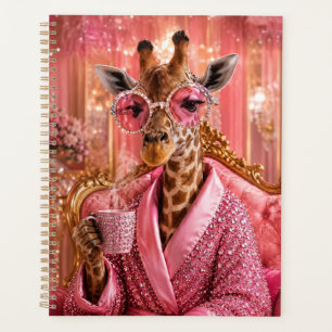 Agenda Elegância Dourada em Rosa