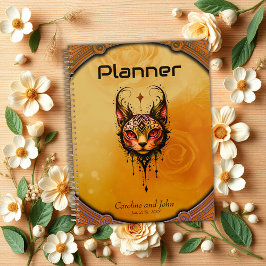 Agenda elegância fundamental: Um retrato de um gato.