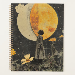 Agenda Elegância Lua - Mulher com Lua