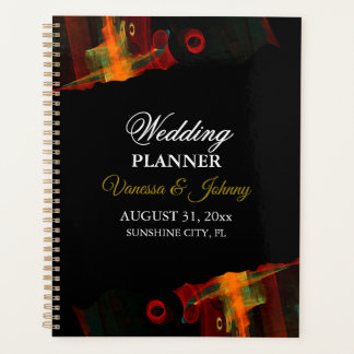 Agenda Elegant Classic Modern Trendy Pattern #903 Wedding
