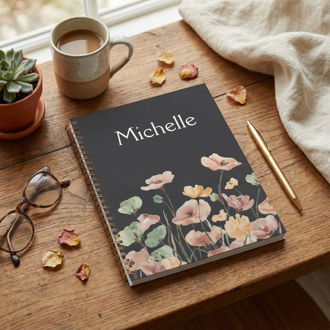 Agenda  Elegant  foliage rustic botanical watercolour  (Criador carregado)