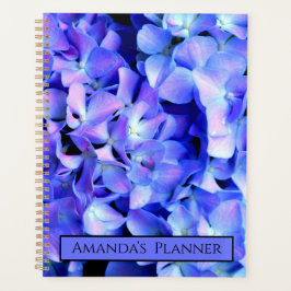 Agenda Elegante azul-púrpura magenta hidrangea floral