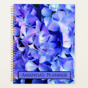 Agenda Elegante azul-púrpura magenta hidrangea floral