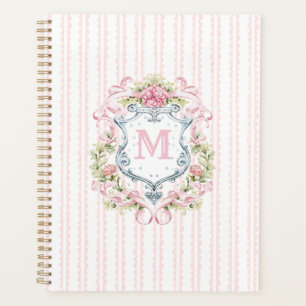 Agenda Elegante Brasão Floral