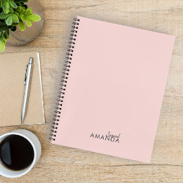 Agenda Elegante Creme Agradecimento ao professor Tendênci