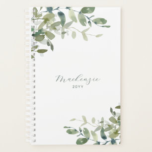 Agenda Elegante e minimalista Eucalyptus Ivy Greenery