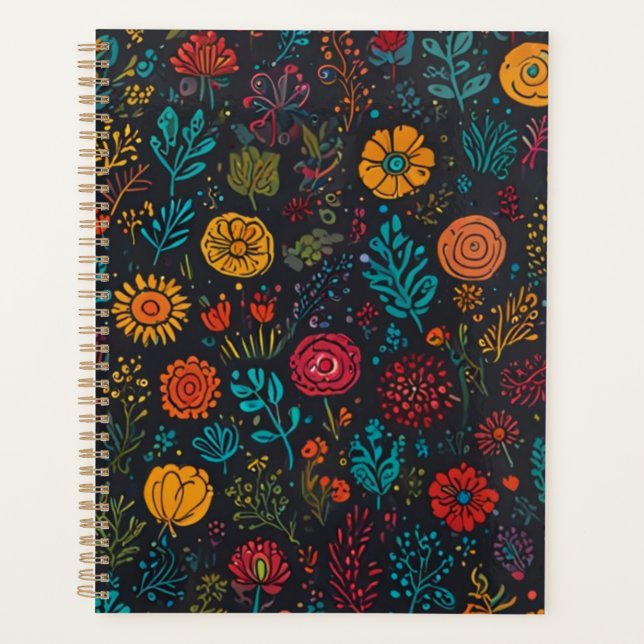 Agenda Elegante Floral  (Frente)