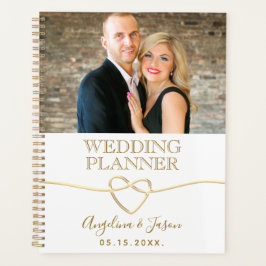 Agenda Elegante Fotografia De Casamento Em Ouro