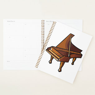 Agenda Elegante Grand Piano Music Lovers Design