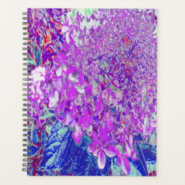 Agenda Elegante Hortênsia Limelight Roxa e Azul