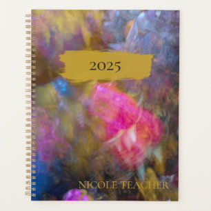 Agenda Elegante Leaf Abstrato Art