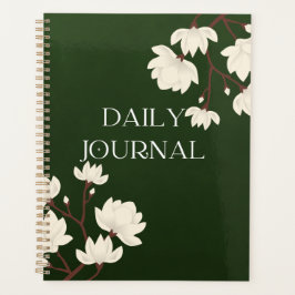 Agenda Elegante Magnólia Botânica "Diário Diário"
