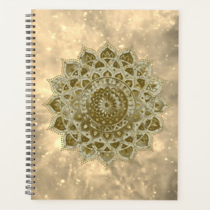 Agenda Elegante Mandala Colorido Estilo Índia 4