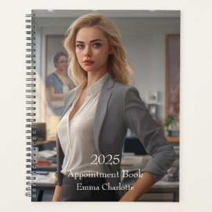 Agenda Elegante Moderno Simples Personalizar Adicione Sua