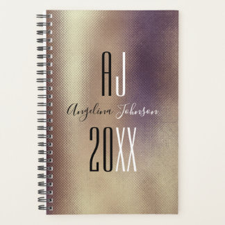 Agenda Elegante Preto e Cobre