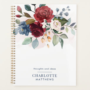 Agenda Elegante Watercolor Floral 2025