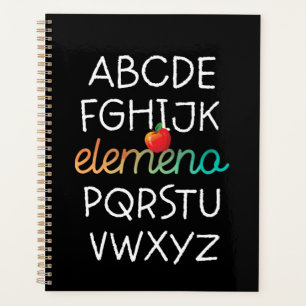 Agenda Elemeno Alphabet Preschool Kindergarten - Escola