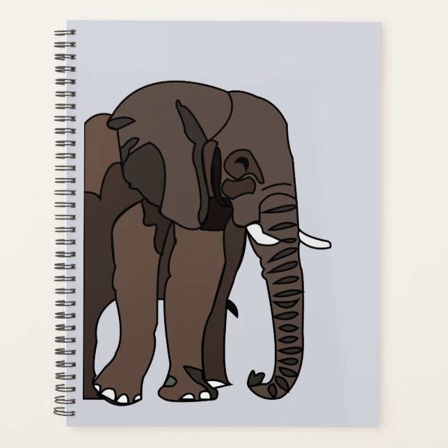 Agenda Elephant Animal Art (Frente)