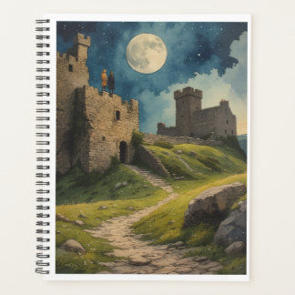 Agenda Elfos Irlanda Antiga Sob o Planner do Céu Noturno