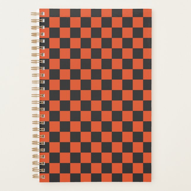 Agenda Ember and ash checkerboard pattern (Frente)