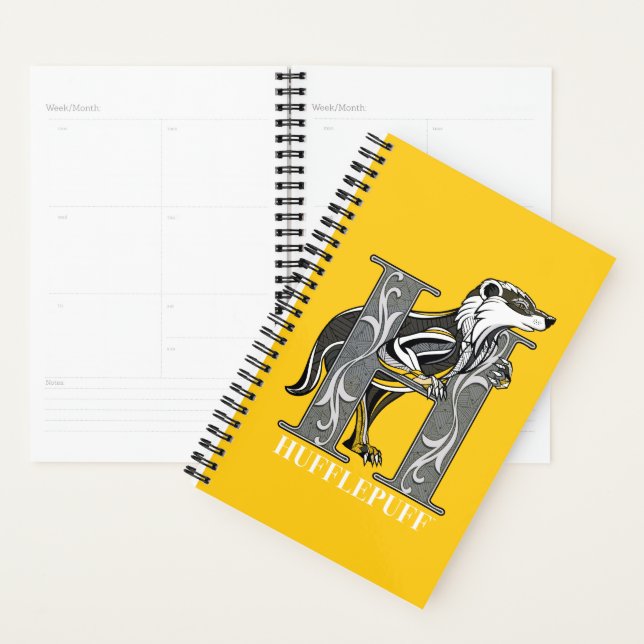 Agenda Emblema com cruz HUFFLEPUFF™ (Exibição)