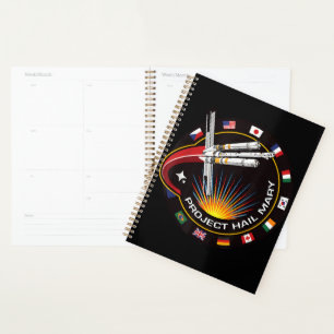 Agenda Emblema de Missão Espacial