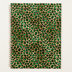 Agenda Emerald e Dourado Safari Series Design 8