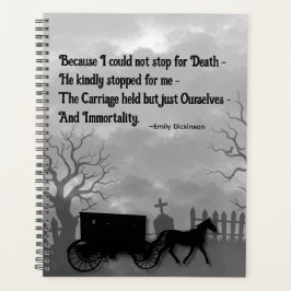 Agenda Emily Dickinson Porque Não Pude Parar Para a Morte