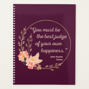 Agenda Emma Por Jane Austen Citação I - Estilo Bonito