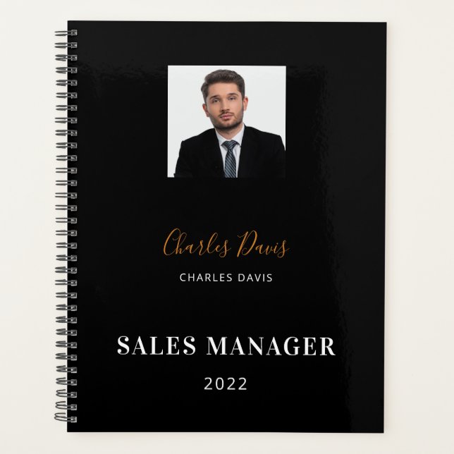 Agenda Empresa de fotos com assinatura de nome branco pre (Frente)