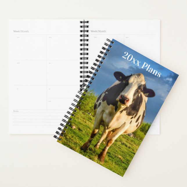 Agenda Empresa de Vaca Holstein Personalizada (Exibição)