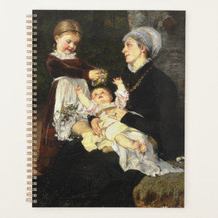 Agenda En Ammes Besøg - Bertha Wegmann Fine Art