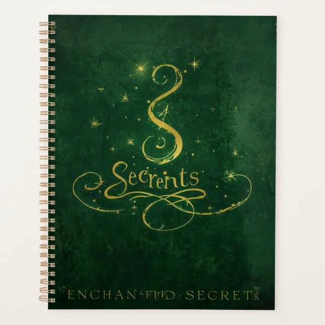 Agenda Enchanted Secrets – Golden Sigil (Frente)