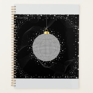 Agenda Enfeite de Natal em Bola de Discoteca Elegante