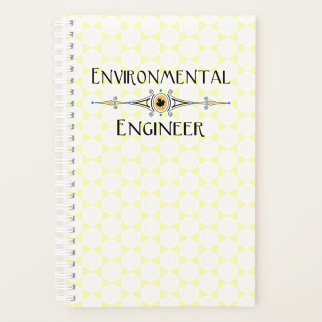 Agenda Engenheiro Ambiental Linha Decorativa (Frente)