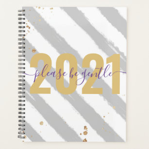Agenda Engraçado 2021, por favor, seja gentil com a Grev