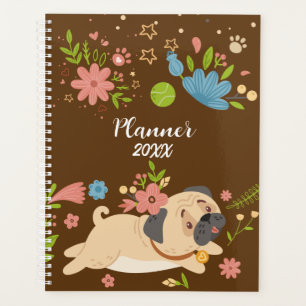 Agenda Engraçado Cachorro Cachorro Personalizado